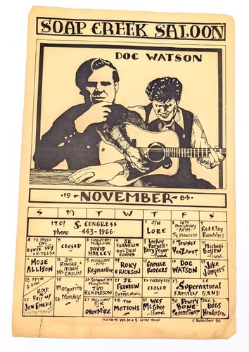 Doc watson 1984 poster soap - poster,