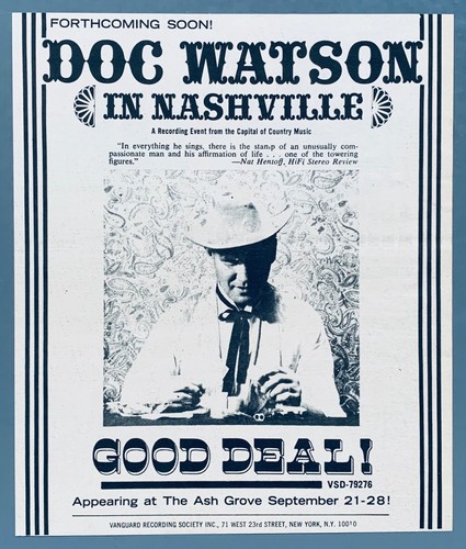 Doc watson 1968 vintage - 1968,